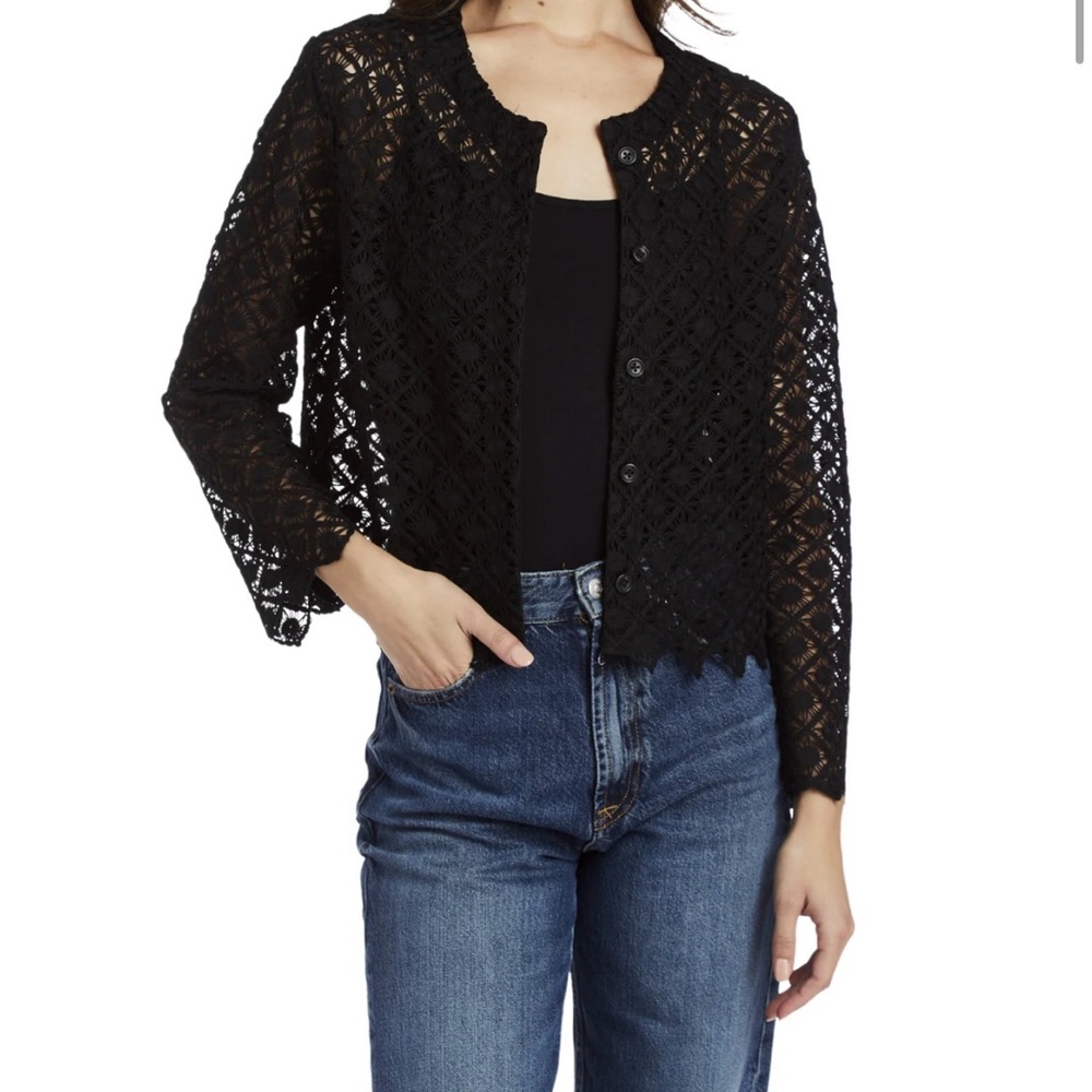 DREW Dahlia Vintage Crochet Top